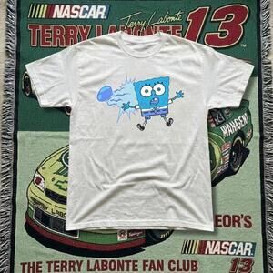 Spongebob Squarepants White Cotton T Shirt 1
